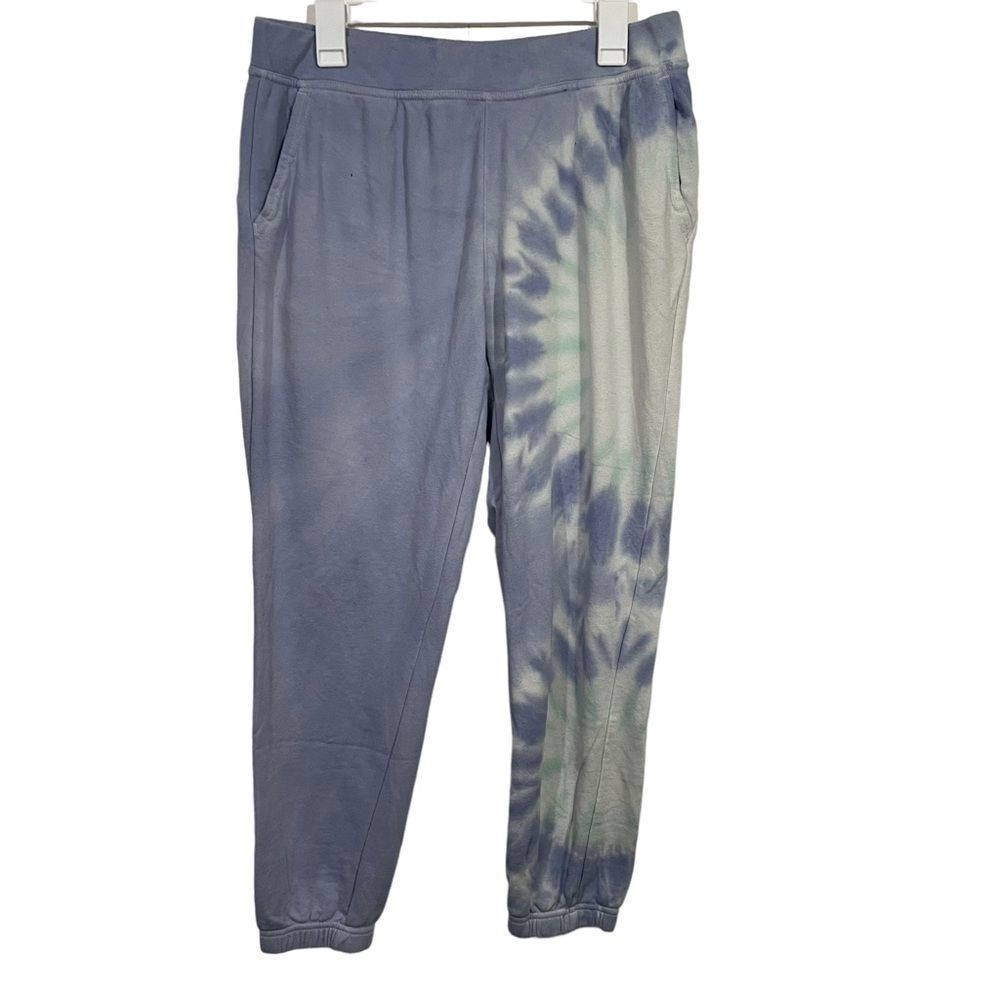 Wildfox Blue Tie Dye Jogger Sweatpants